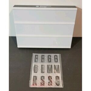 Light Up Backlit Message Board Display Sign Box W/ Letters Shop Sign Store Front